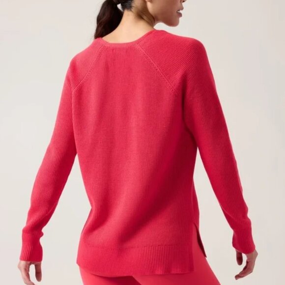 Athleta Women's Hanover Refined V-Neck Sweater Size M - Picture 2 of 8